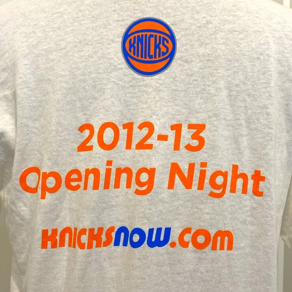 NWOT New York Knicks Basketball Opening Night Promotional CHASE  Tshirt |Size L - Picture 6 of 9